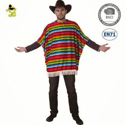 Rainbow Poncho costume