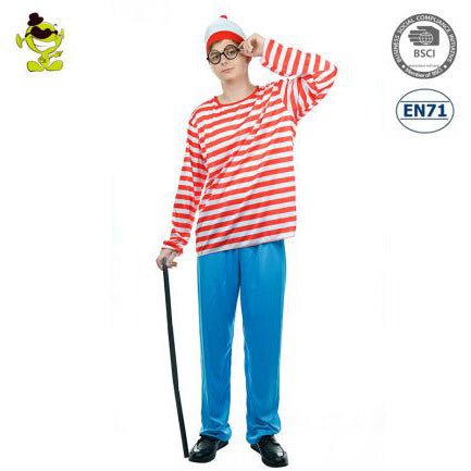 Red and White Striped Traveller costume