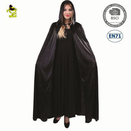 Black Hooded Cape costume