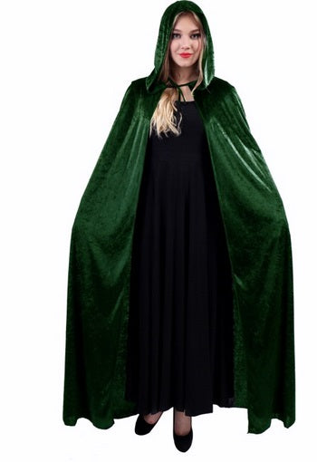 Green Hooded Cape costume