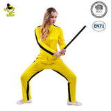 Yellow Martial Arts Fighter costume