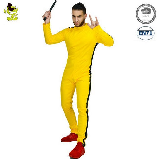 Yellow Martial Arts Fighter costume