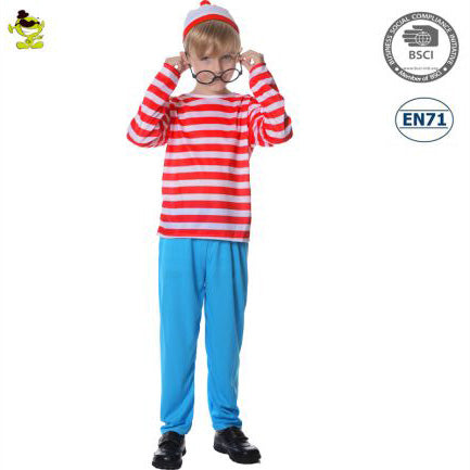 Red and White Striped Traveller costume