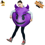 Purple Devil Emoji costume