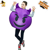 Purple Devil Emoji costume