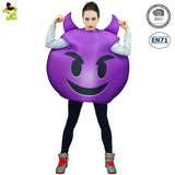 Purple Devil Emoji costume