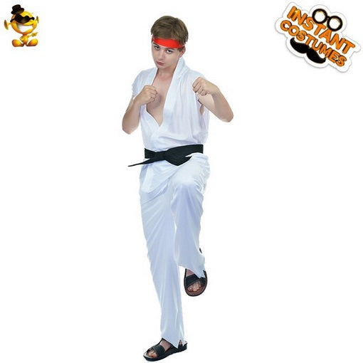 White Martial Arts Fighter costume