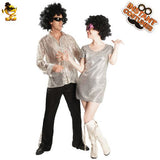 Silver Disco Dress costume