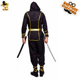 Black and Gold Ninja costume