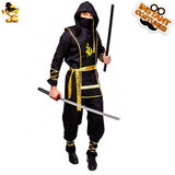 Black and Gold Ninja costume