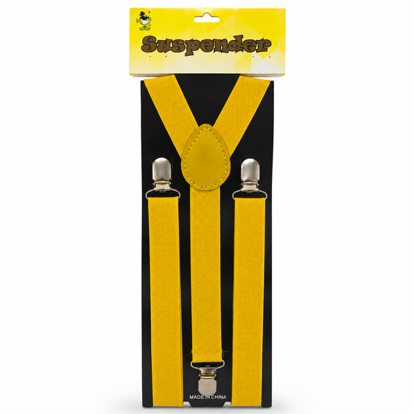 Dress Up Accessory - Suspenders (Yellow)