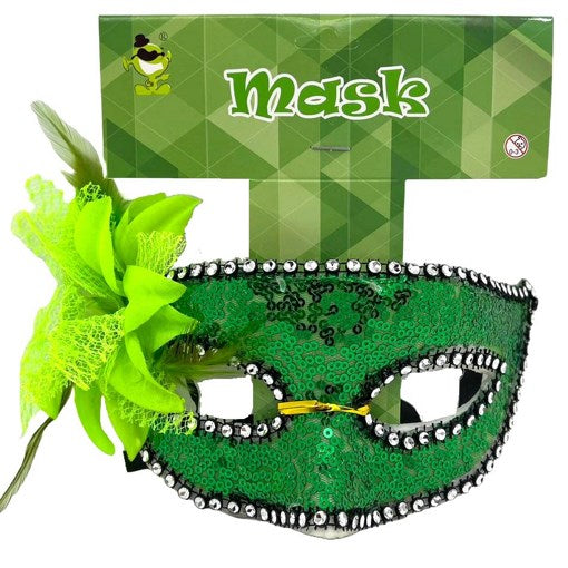 Dess Up Accessory - Masquerade Mask (Green)