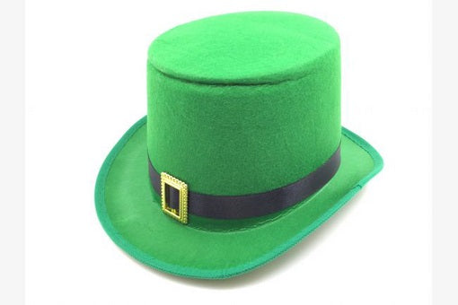St Patrick's Day Top Hat With Buckle