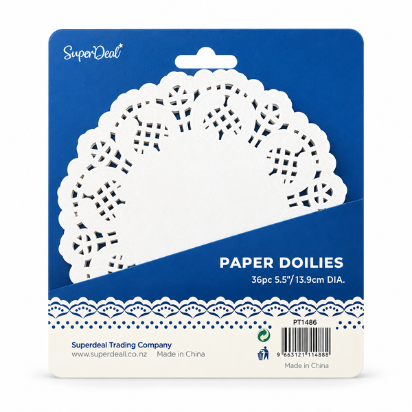 Paper Doilies (Dia:13.9cm) 36PK - White (PT1486)
