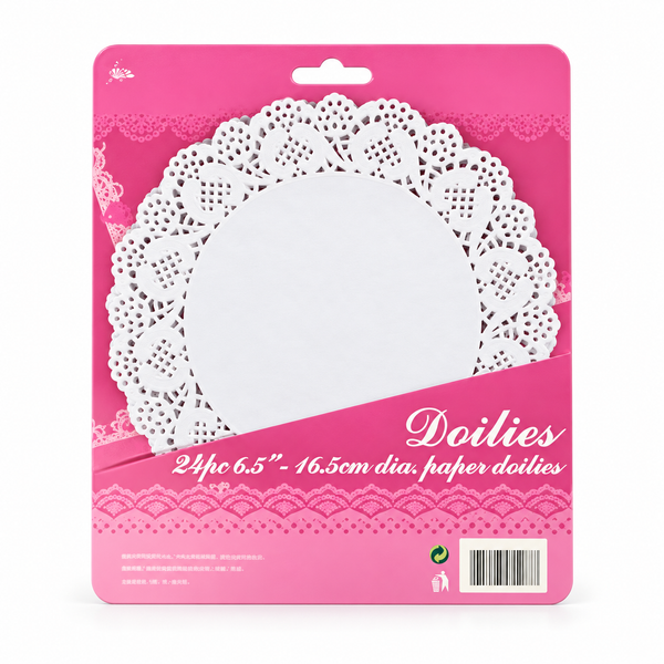 Paper Doilies (Dia:16.5cm) 24PK - White (PT1487)