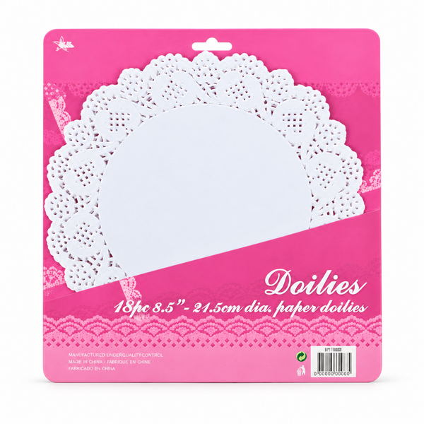 Paper Doilies (Dia:21.5cm) 18PK - White (PT1488)