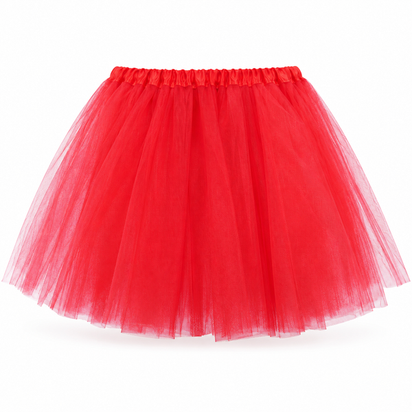 40cm 3 Layer Tutu - Red — PT1561