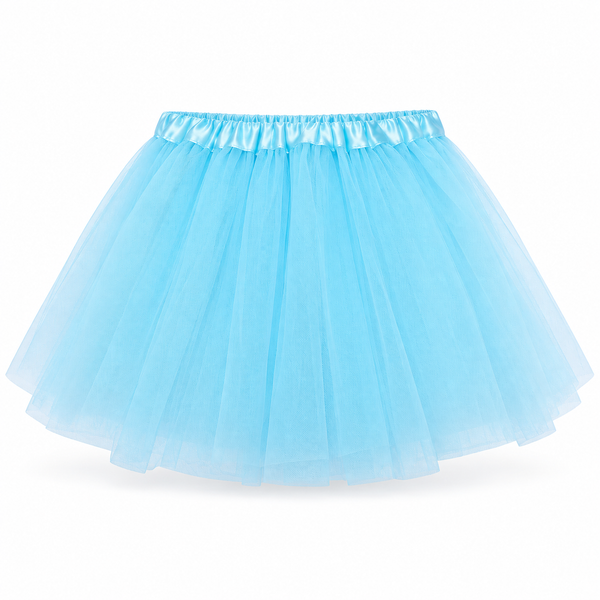 40cm 3 Layer Tutu - Light Blue — PT1562