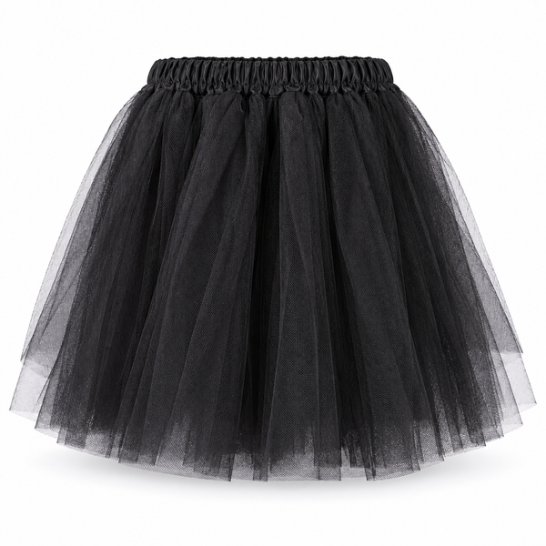 40cm 3 Layer Tutu - Black — PT1569