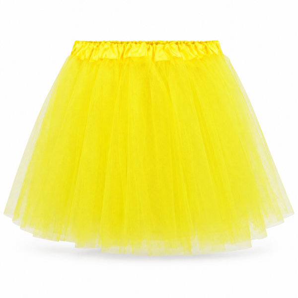 50cm 3 Layer Tutu - Yellow — PT1576