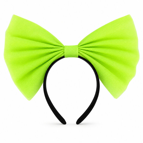 Organza Bow Headband - Light Green — PT1589