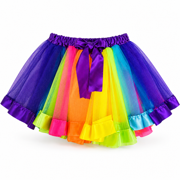 30cm 2 Layer Tutu - Rainbow Colour — PT2378