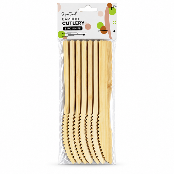 Bamboo Party Knives – 17 cm (PT2582)