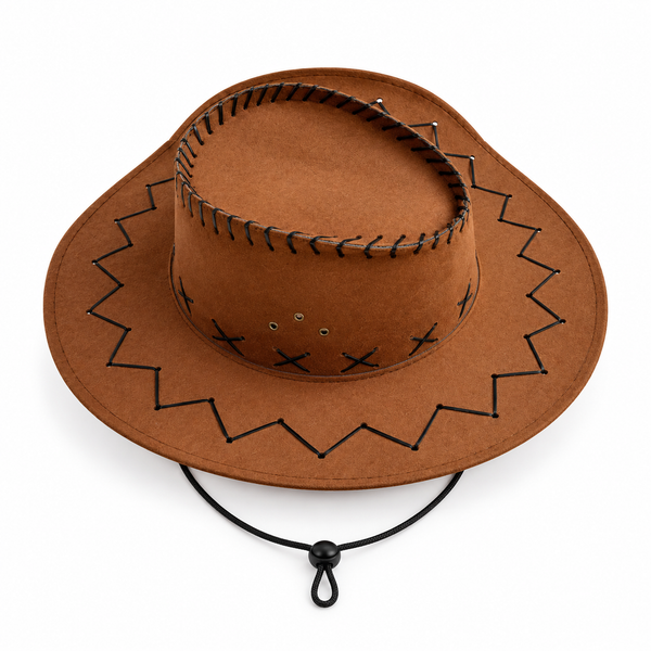 Felt Cowboy Hat - Brown