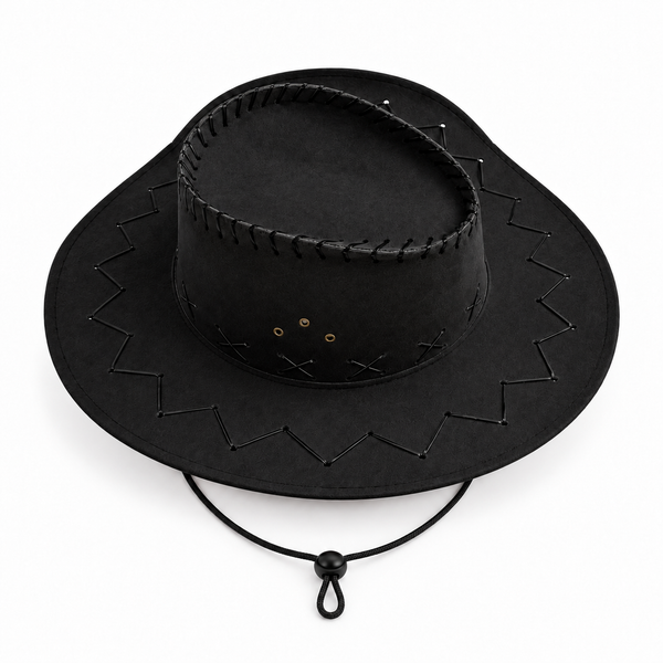 Felt Cowboy Hat - Black — PT2608