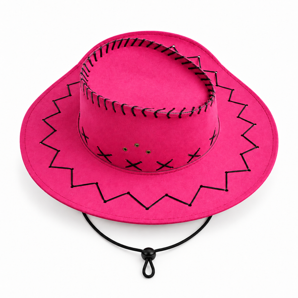 Felt Cowboy Hat - Pink — PT2609