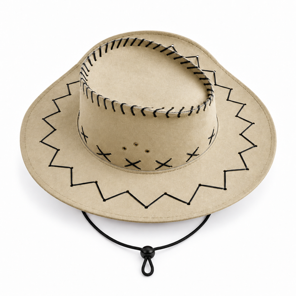 Felt Cowboy Hat - Egg White — PT2612