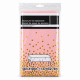 Dotted Foil Tablecloth – Assorted Colours (PT3303)