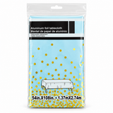 Dotted Foil Tablecloth – Assorted Colours (PT3303)