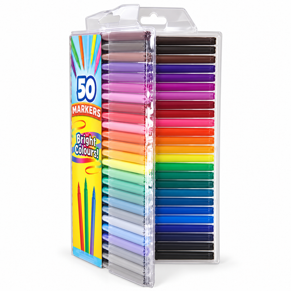 Colouring Felt Tip Pen Set 50PK — SE0001