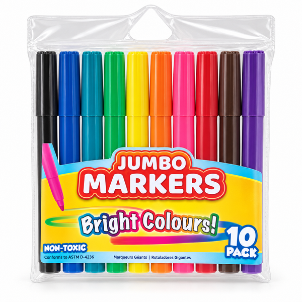 Jumbo Colouring Makers 10PK — SE0002
