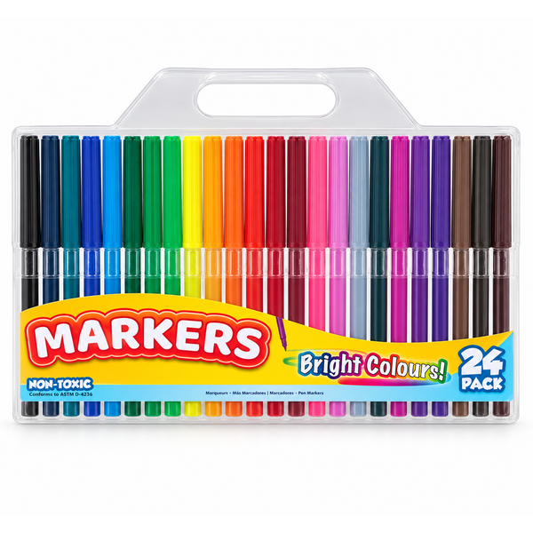 Colouring Felt Tip Pens 24PK — SE0003