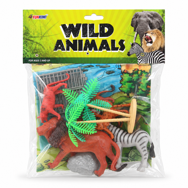 Wild Animal Toy Set – Large – W3