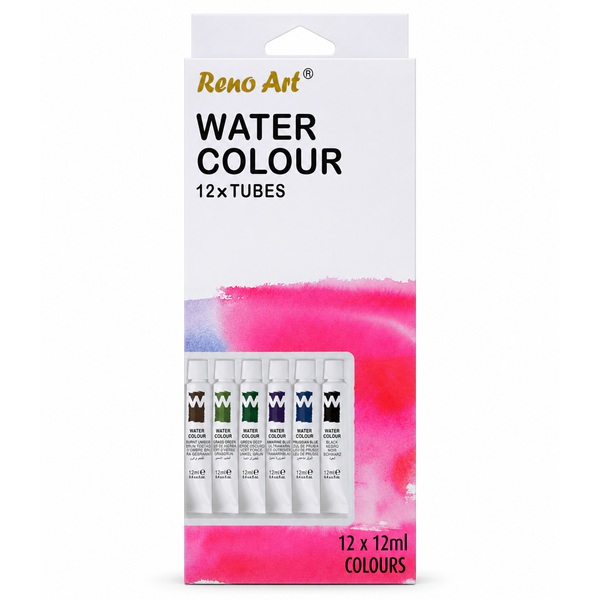 Water Colour Paint Set (12ml Tubes) 12PK — WC-1212S