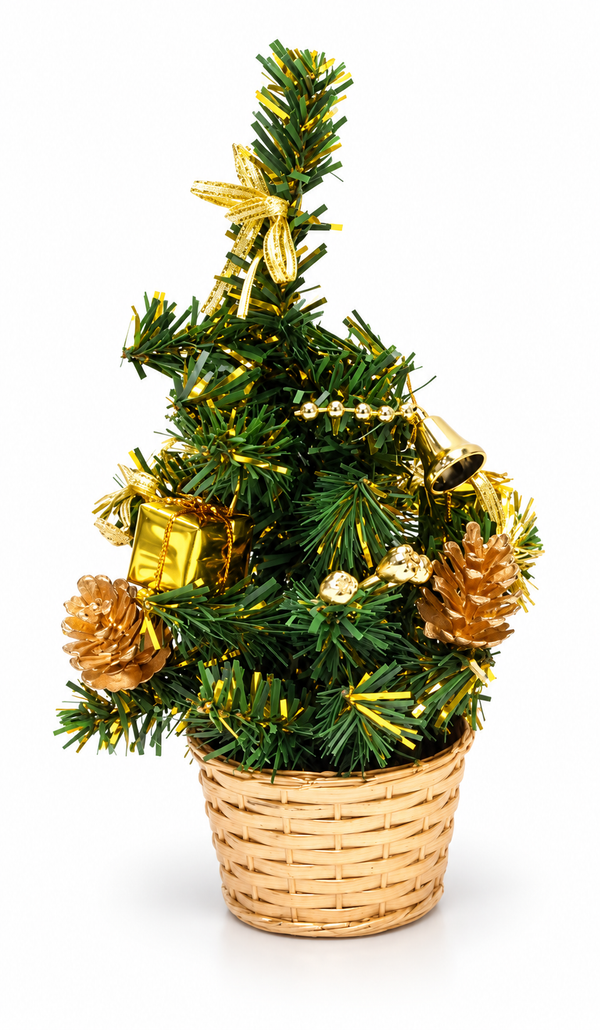 Decorated Mini Christmas Tree 22 cm