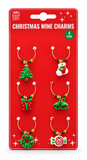 Christmas Wine Charms – 6 Pack