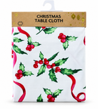 Printed Christmas Tablecloth – 132 × 228 cm