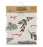 Printed Christmas Tablecloth – 132 × 228 cm