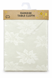 Christmas Damask Tablecloth – 150 × 225 cm