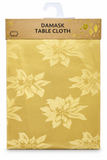 Christmas Damask Tablecloth – 150 × 225 cm