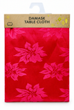 Christmas Damask Tablecloth – 150 × 225 cm