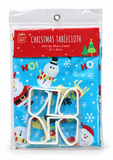 Christmas Tablecloth with 4 Clamps – 137 × 183 cm