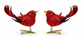 Clip-On Glitter Bird Decorations – 2 Pack