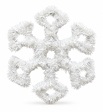 Tinsel Snowflake Decoration – 30 cm