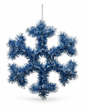 Tinsel Snowflake Decoration – 30 cm