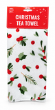 Printed Christmas Tea Towel